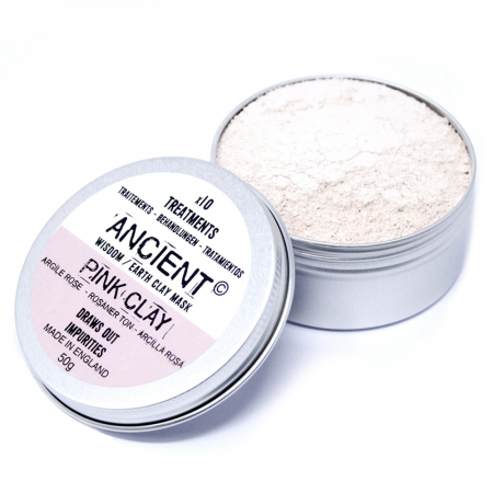 Masca de Fata cu Argila - Masca de Fata - Argila Roz 50g