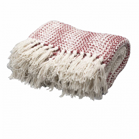Patura Boho Confort - 125x150cm - Rubin în Doua Tonuri [1]
