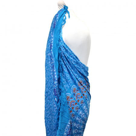 Sarong Mandala - Albastru si Portocaliu [1]