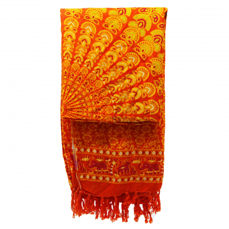 Sarong Mandala - Portocaliu si Limeta [3]
