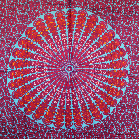 Sarong Mandala - Violet si Albastru [2]