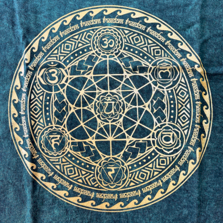 tricou Mandala Hamsa Chakra [2]