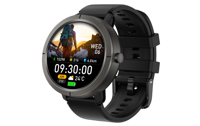 Ceas Smartwatch BySunny DM76, Ecran AMOLED, GPS Integrat, Apel Bluetooth, Rezistent la apă 5ATM, peste 170 Moduri Sportive [5]