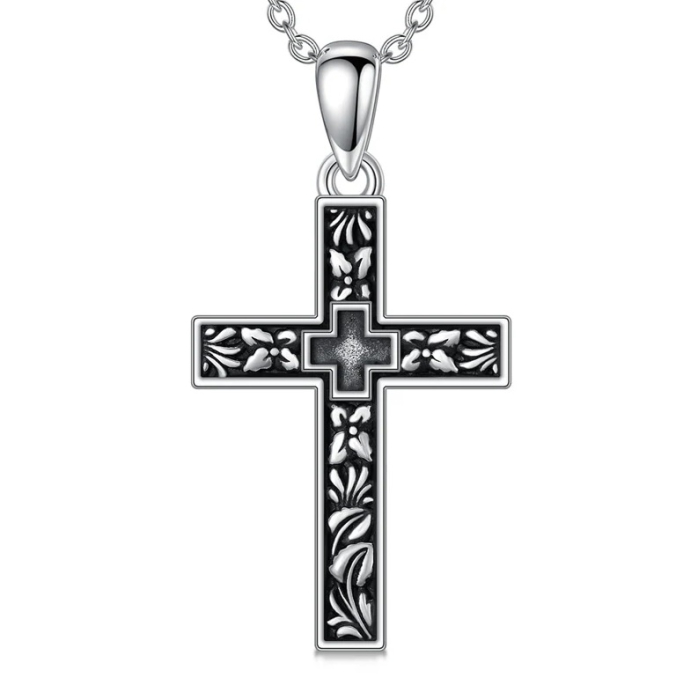 Colier cu Pandantiv Cruce din Argint S925 [3]
