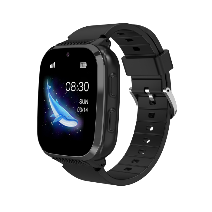 Smartwatch BySunny pentru Copii, 4G LTE model LT50 Black, Ecran Mare 1.85" HD Touchscreen, Localizare GPS+WiFi, Apel Video HD, Buton SOS, Baterie 700mAh, Rezistent la apa IP67, Functii AI [2]