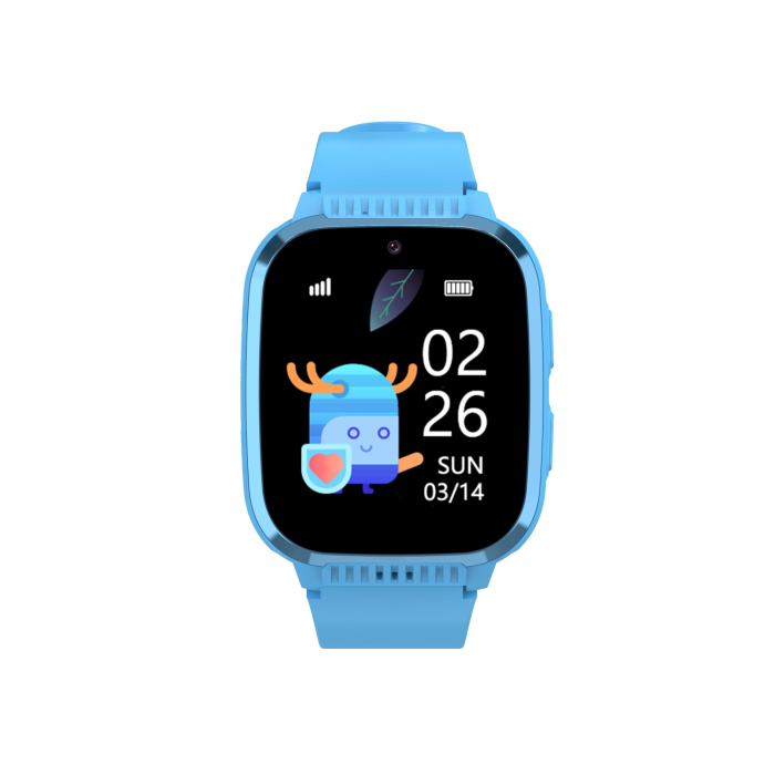 Smartwatch BySunny pentru Copii, 4G LTE model LT50 Blu, Ecran Mare 1.85" HD Touchscreen, Localizare GPS+WiFi, Apel Video HD, Buton SOS, Baterie 700mAh, Rezistent la apa IP67, Functii AI [5]