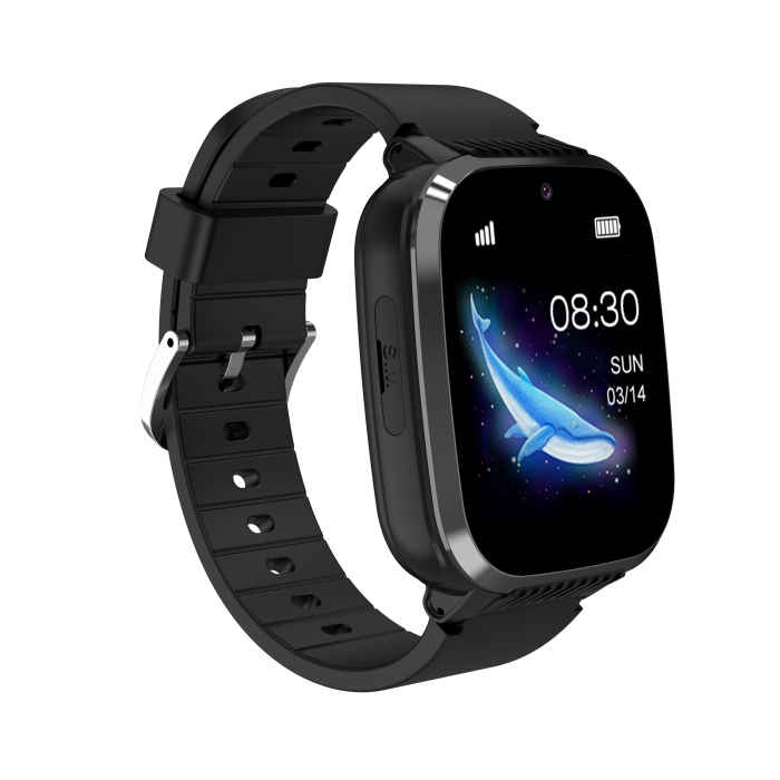 Smartwatch BySunny pentru Copii, 4G LTE model LT50 Black, Ecran Mare 1.85" HD Touchscreen, Localizare GPS+WiFi, Apel Video HD, Buton SOS, Baterie 700mAh, Rezistent la apa IP67, Functii AI [4]