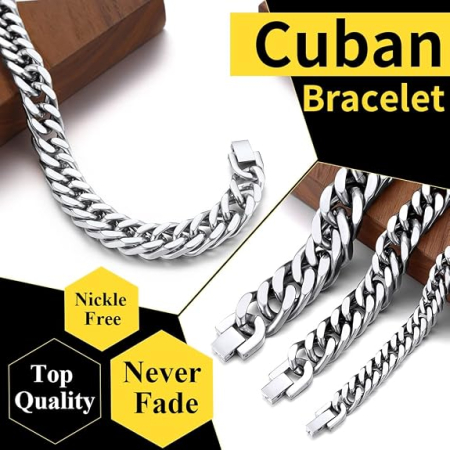 Brățară Bărbați oțel Inoxidabil 316L, Calitate Premium  12mm - 23cm [2]