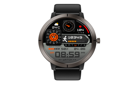 Ceas Smartwatch BySunny DM76, Ecran AMOLED, GPS Integrat, Apel Bluetooth, Rezistent la apă 5ATM, peste 170 Moduri Sportive [2]