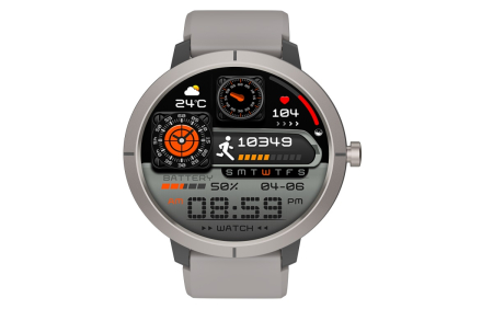 Ceas Smartwatch BySunny DM76, Ecran AMOLED, GPS Integrat, Apel Bluetooth, Rezistent la apă 5ATM, peste 170 Moduri Sportive [1]