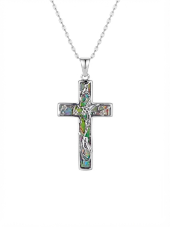 Colier cu Pandantiv Cruce din Argint S925 [1]