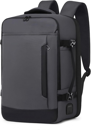 Accesorii Creative - Rucsac Laptop Clufar Extensibil, 20-30L, Port USB, Impermeabil, 17.3 inch – Ideal pentru Business și Călătorii
