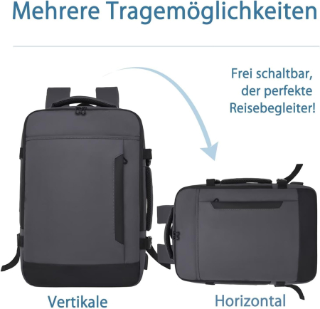 Rucsac Laptop Clufar Extensibil, 20-30L, Port USB, Impermeabil, 17.3 inch – Ideal pentru Business și Călătorii [4]