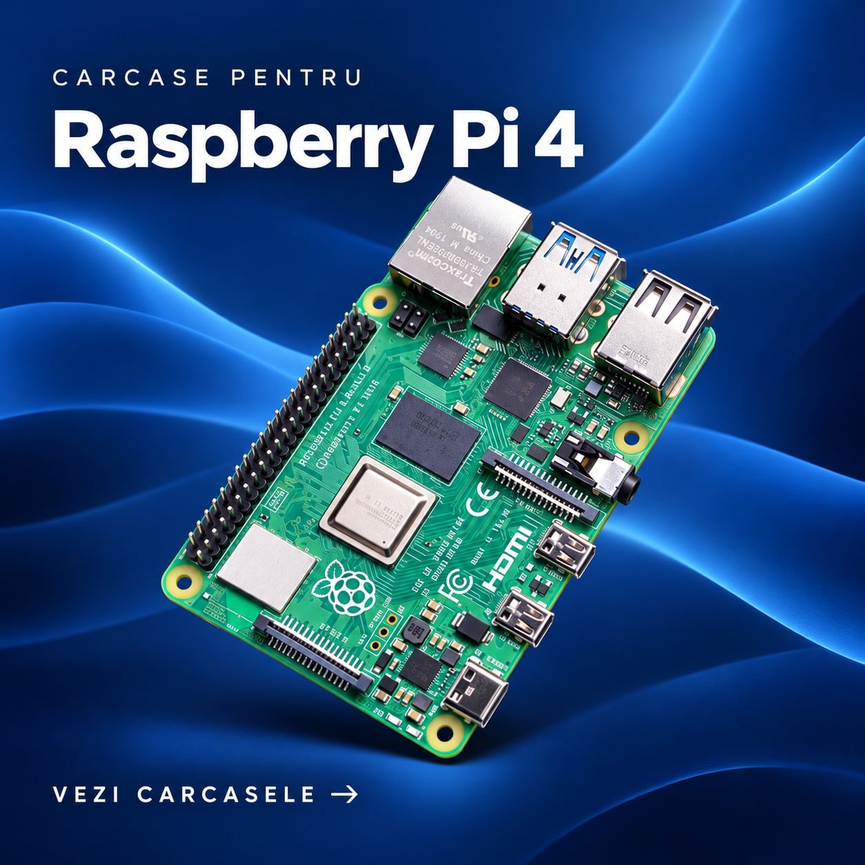 Carcase Creartify – Raspberry Pi 4