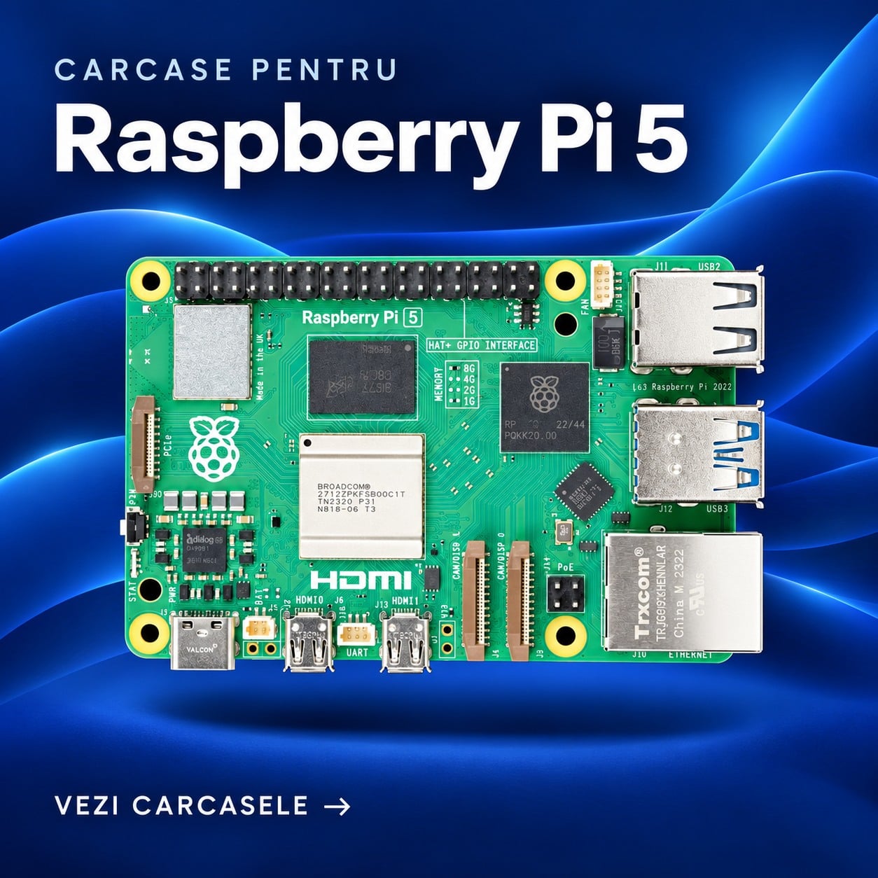 Carcase Creartify – Raspberry Pi 5