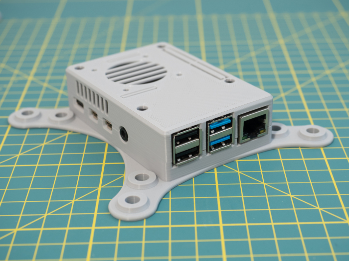 Carcasă Creartify pentru Raspberry Pi 4, VESA 75/100, gri [4]