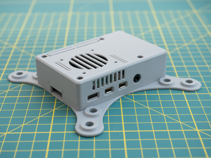 Carcasă Creartify pentru Raspberry Pi 4, VESA 75/100, gri [6]
