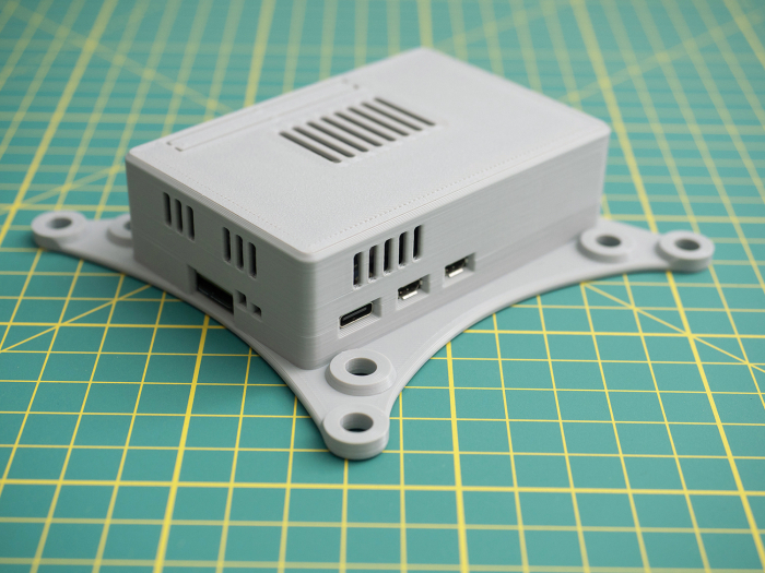Carcasă Creartify pentru Raspberry Pi 5, VESA 75/100, gri [5]