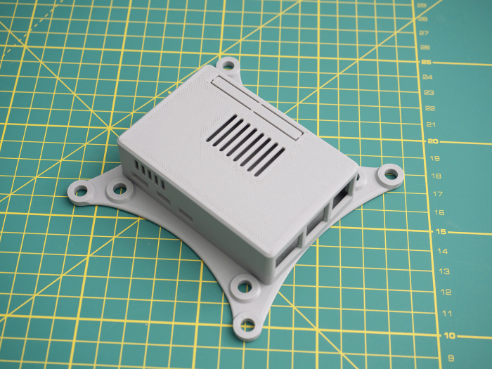 Carcasă Creartify pentru Raspberry Pi 5, VESA 75/100, gri [2]
