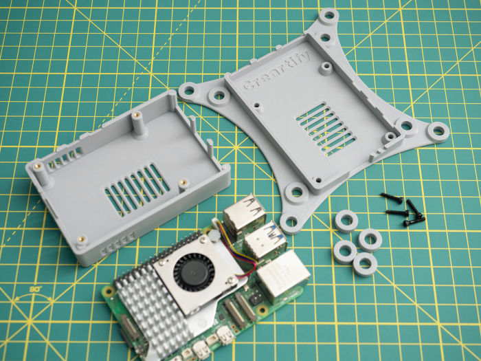 Carcasă Creartify pentru Raspberry Pi 5, VESA 75/100, gri [8]