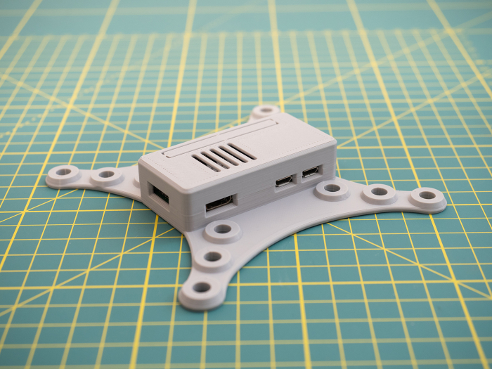 Carcasă Creartify pentru Raspberry Pi Zero, VESA 50/75/100, gri [8]