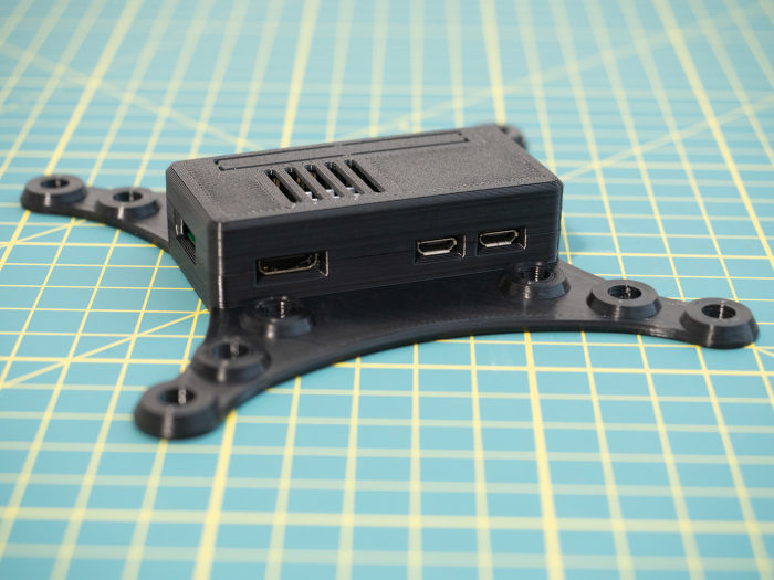 Carcasă Creartify pentru Raspberry Pi Zero, VESA 50/75/100, neagră [6]