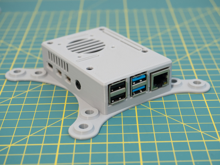 Carcasă Creartify pentru Raspberry Pi 4, VESA 75/100, gri [3]