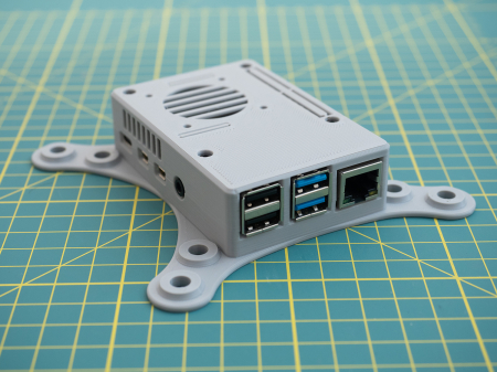 Carcasă Creartify pentru Raspberry Pi 4, VESA 75/100, gri [7]