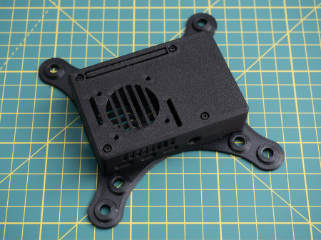 Carcasă Creartify pentru Raspberry Pi 4, VESA 75/100, neagră [1]