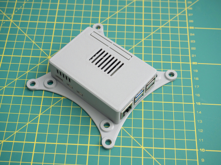 Carcasă Creartify pentru Raspberry Pi 5, VESA 75/100, gri [3]