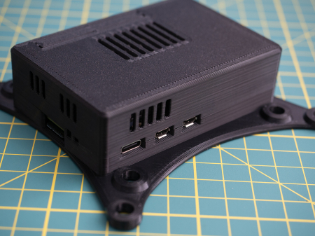 Carcasă Creartify pentru Raspberry Pi 5, VESA 75/100, neagră [5]
