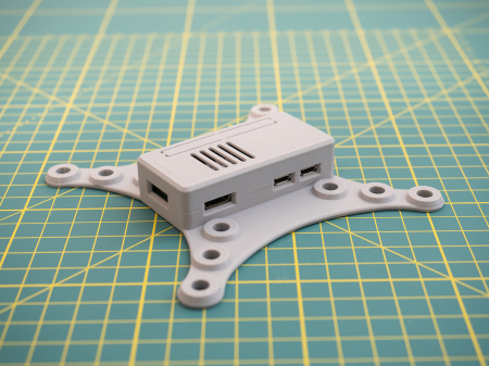 Carcasă Creartify pentru Raspberry Pi Zero, VESA 50/75/100, gri [7]