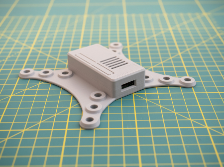 Carcasă Creartify pentru Raspberry Pi Zero, VESA 50/75/100, gri [8]