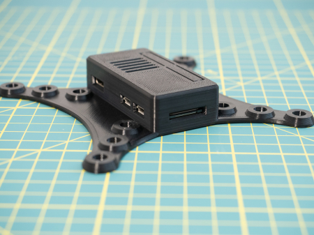 Carcasă Creartify pentru Raspberry Pi Zero, VESA 50/75/100, neagră [7]