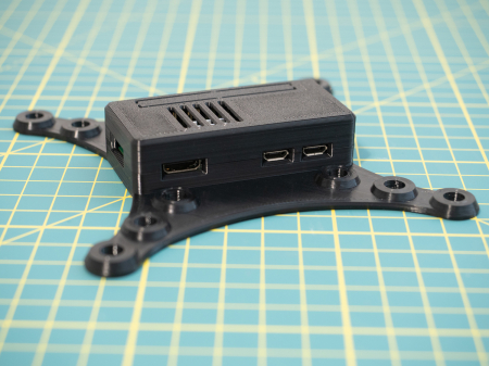 Carcasă Creartify pentru Raspberry Pi Zero, VESA 50/75/100, neagră [5]