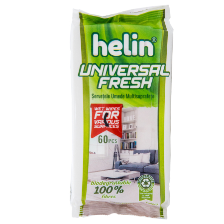 ȘERVEȚELE UMEDE HELIN BIODEGRADABILE UNIVERSAL,60 BUCĂȚI [1]