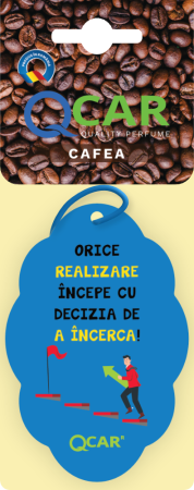 ODORIZANTE AUTO - ODORIZANT AUTO MESAJE MOTIVAȚIONALE - CAFEA