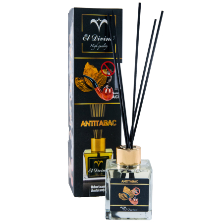 ODORIZANT AMBIANȚĂ - ODORIZANT AMBIANȚĂ ANTI-TABAC 100 ML, PARFUM DE CAMERĂ CU BEȚIȘOARE