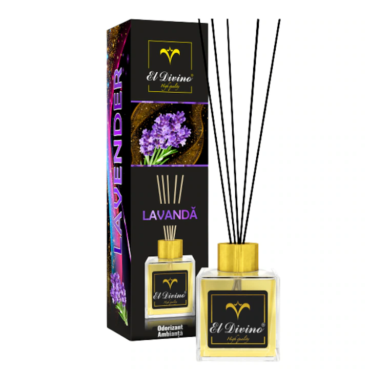 ODORIZANT AMBIANȚĂ - ODORIZANT AMBIANȚĂ LAVANDĂ 100 ML, PARFUM DE CAMERĂ CU BEȚIȘOARE