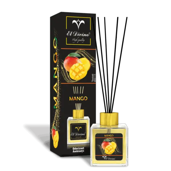 ODORIZANT AMBIANȚĂ - ODORIZANT AMBIANȚĂ MANGO 100 ML, PARFUM DE  CAMERĂ CU BEȚIȘOARE