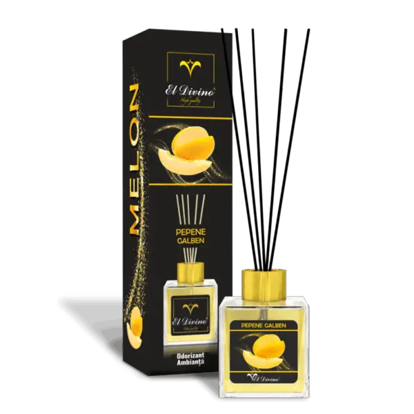 ODORIZANT AMBIANȚĂ - ODORIZANT AMBIANȚĂ PEPENE GALBEN 100 ML, PARFUM DE CAMERĂ CU BEȚIȘORE