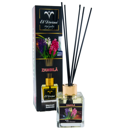 ODORIZANT AMBIANȚĂ - ODORIZANT AMBIANȚĂ ZAMBILĂ 100 ML, PARFUM DE CAMERĂ CU BEȚIȘOARE