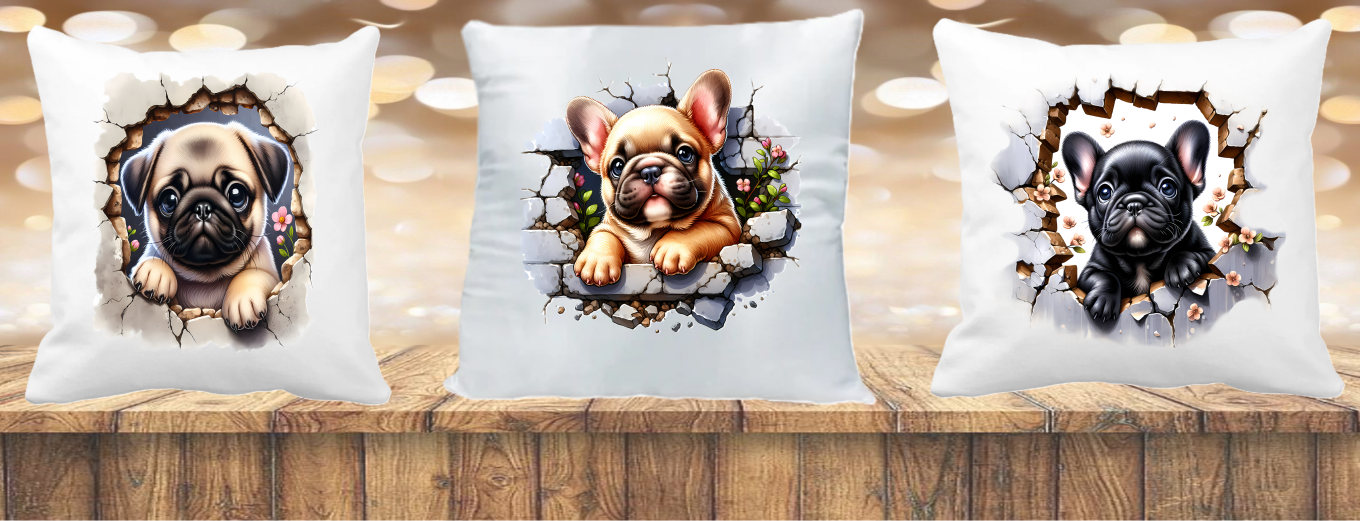 Banner print perne catei