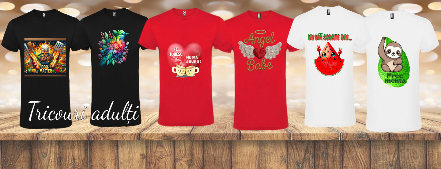 Banner tricouri adulti