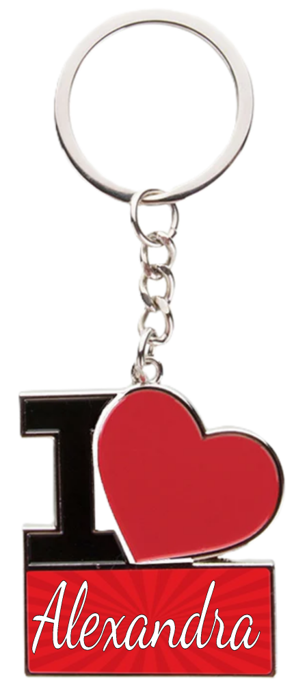 Breloc Metalic "I Love " Cadoul Perfect Pentru El si Ea [2]