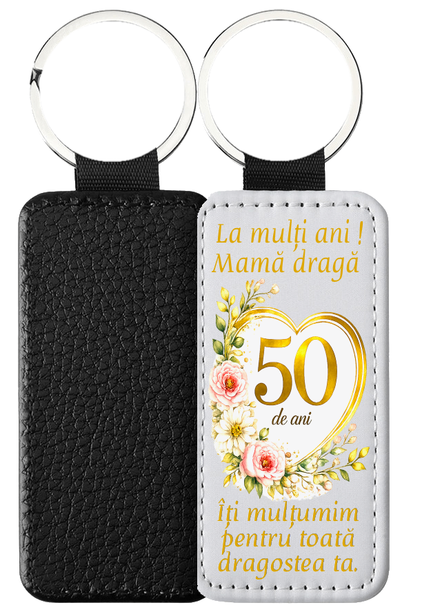 Breloc personalizat din Piele Eco [3]