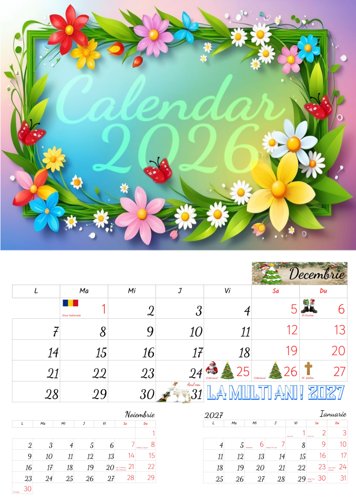 Calendarul Floral 2026  Un An Plin de Culoare ! [3]