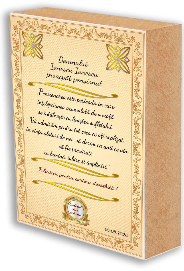 Placă omagială pensionare [2]