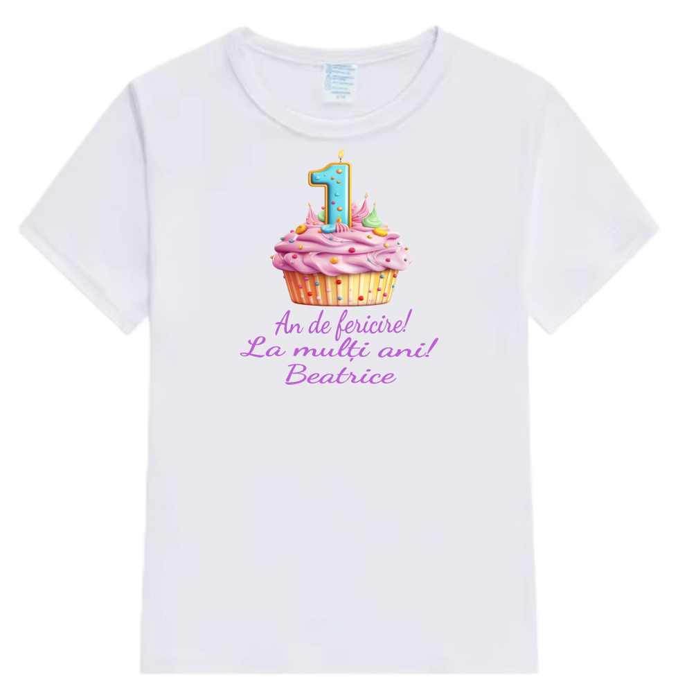 Tricou Aniversar personalizat „1 an ...10 Ani de fericire” [2]