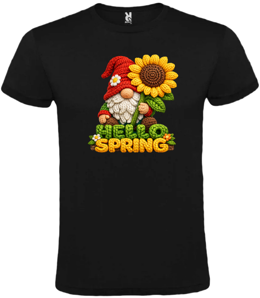 Tricou "Hello Spring" - Stil Croșetat [2]